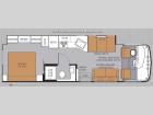 Floorplan - 2014 Thor Motor Coach Hurricane 32N