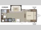 Floorplan - 2015 Keystone RV Bullet 212RBSWE