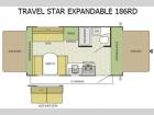 Floorplan - 2015 Starcraft Travel Star 186RD