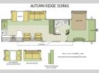 Floorplan - 2015 Starcraft Autumn Ridge 315RKS