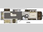 Floorplan - 2015 Keystone RV Alpine 3555RL