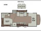 Floorplan - 2015 Coachmen RV Leprechaun 220QB Chevy 4500