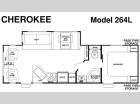Floorplan - 2015 Forest River RV Cherokee Cascade 264L