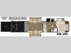 Floorplan - 2015 Heartland Road Warrior 390