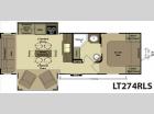 Floorplan - 2015 Open Range RV Light LT274RLS
