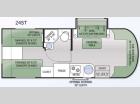 Floorplan - 2015 Thor Motor Coach Siesta Sprinter 24ST