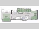 Floorplan - 2015 Thor Motor Coach Four Winds Super C 35SK