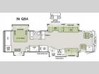 Floorplan - 2015 Tiffin Motorhomes Allegro RED 36 QSA