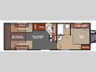 Floorplan - 2015 Gulf Stream RV Track n Trail 24RTH
