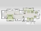 Floorplan - 2015 Tiffin Motorhomes Phaeton 40 AH