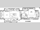 Floorplan - 2015 DRV Luxury Suites Mobile Suites 36RSSB3