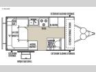 Floorplan - 2015 Forest River RV Flagstaff Hard Side T19SCHW