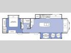 Floorplan - 2015 Forest River RV Cedar Creek Cottage 40CCK