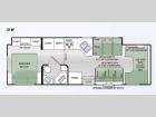Floorplan - 2015 Thor Motor Coach Chateau 31W