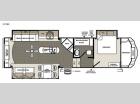 Floorplan - 2015 Forest River RV Sandpiper Select 329RE