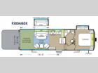 Floorplan - 2015 Forest River RV Shockwave F28SAGDX
