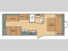 Floorplan - 2014 Shasta RVs Flyte 215CK