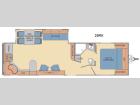 Floorplan - 2015 Shasta RVs Revere 29RK