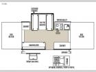 Floorplan - 2015 Forest River RV Rockwood Freedom Series 2318G