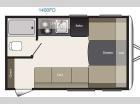 Floorplan - 2015 Keystone RV Summerland Mini 1400FD