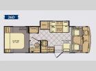 Floorplan - 2015 Fleetwood RV Flair 26D