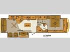 Floorplan - 2015 Lifestyle Luxury RV Lifestyle LS36FW