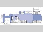 Floorplan - 2015 Forest River RV Cedar Creek Cottage 40CD