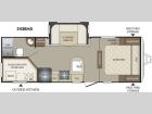 Floorplan - 2015 Keystone RV Bullet 243BHS
