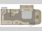 Floorplan - 2015 Renegade Villagio 25HAB