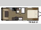 Floorplan - 2015 Heartland Trail Runner 21SLE