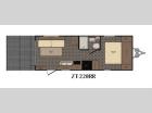 Floorplan - 2016 CrossRoads RV Z 1 ZT228RR