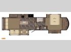Floorplan - 2016 CrossRoads RV Carriage CG38SB