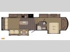 Floorplan - 2016 CrossRoads RV Carriage CG40RL