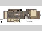 Floorplan - 2016 CrossRoads RV Cruiser CF333RL