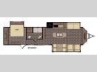 Floorplan - 2016 CrossRoads RV Hampton HT380FD