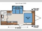 Floorplan - 2016 KZ Spree Escape E200S