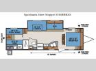Floorplan - 2016 KZ Sportsmen Show Stopper S314BHKSS