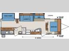 Floorplan - 2016 KZ Spree Connect C322BHS