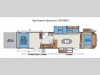 Floorplan - 2016 KZ Sportsmen Sportster 355TH12