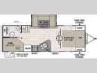 Floorplan - 2016 Coachmen RV Freedom Express 257BHS