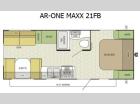 Floorplan - 2016 Starcraft AR-ONE MAXX 21FB