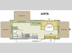 Floorplan - 2016 Starcraft Travel Star 229TB