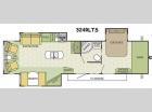 Floorplan - 2016 Starcraft Travel Star 324RLTS