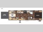 Floorplan - 2016 Forest River RV Cherokee Grey Wolf 26RR
