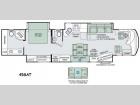Floorplan - 2016 Thor Motor Coach Tuscany 45AT