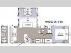 Floorplan - 2016 Palomino Puma 253-FBS