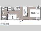 Floorplan - 2016 Palomino Puma 23-FB