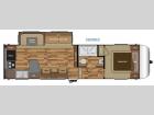 Floorplan - 2016 Keystone RV Hideout 282RKS