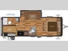 Floorplan - 2016 Keystone RV Hideout 24BHSWE