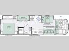 Floorplan - 2016 Thor Motor Coach Hurricane 34J